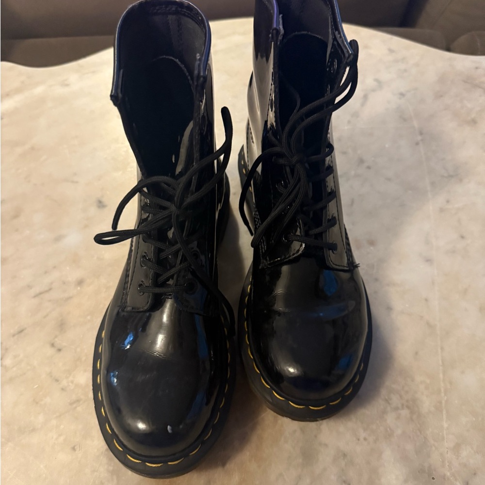 Dr. Martens 1460 Black Patent Leather Boots